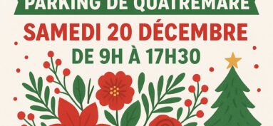 Vente de fleurs spécial Noël